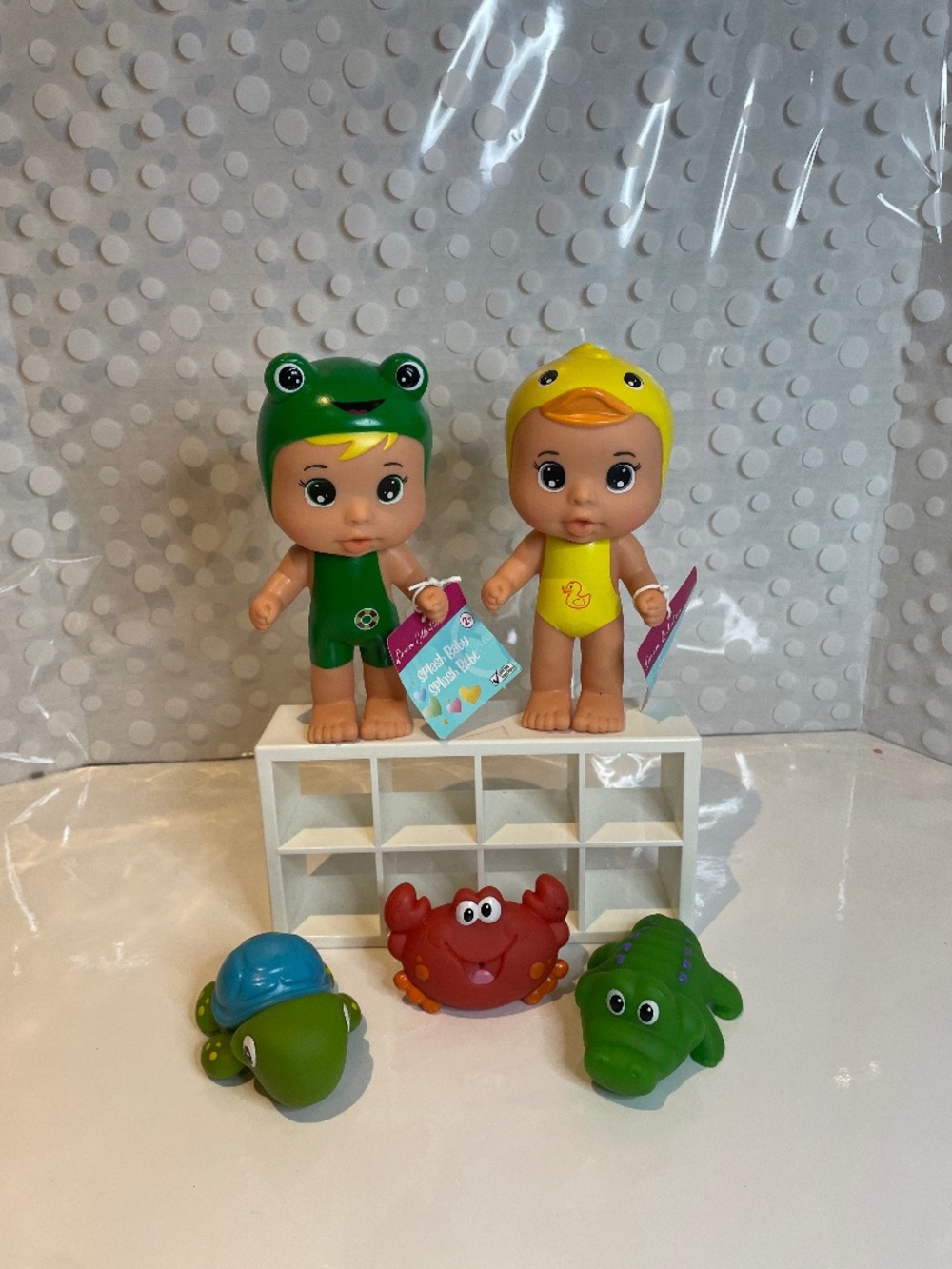Bath Time 🛁🫧Splash dolls & animal squirters!💦